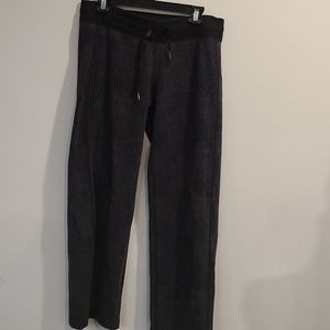 Lululemon straight leg blk & grey pattern joggers
